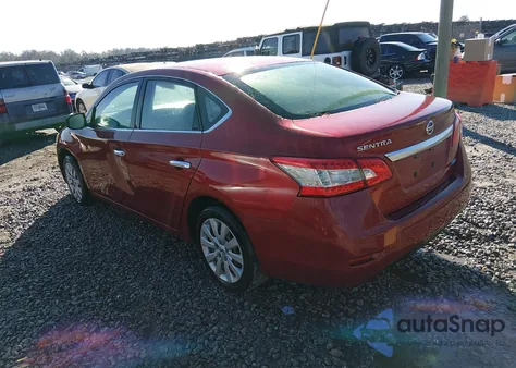 2014 Nissan Sentra S z USA, uszkodzony, nr VIN 3N1AB7AP6EY247042